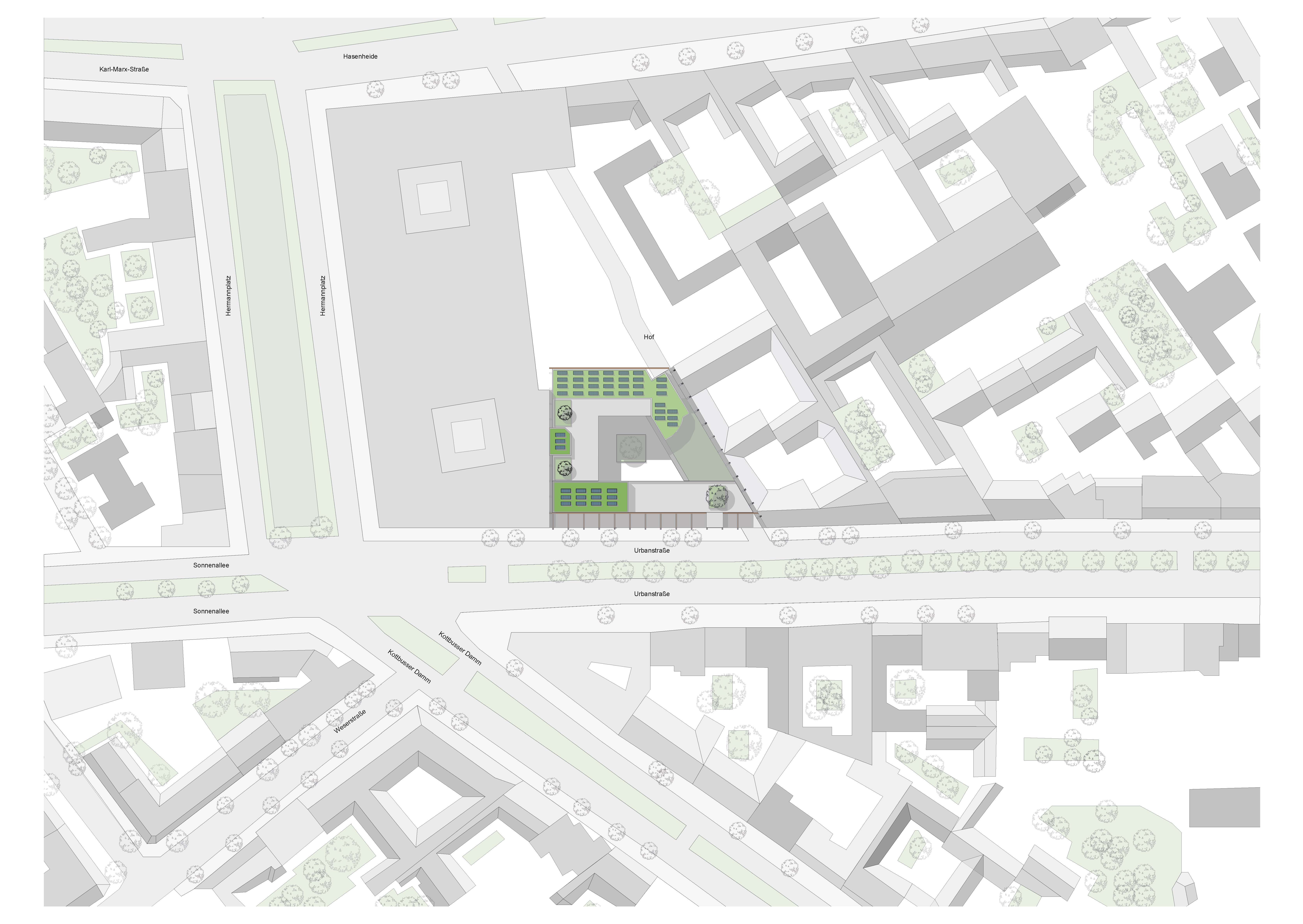 Lageplan M 1:500